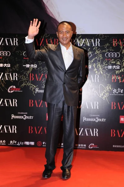 Китайский Актер Цзюнь Позирует Красной Дорожке Перед Благотворительным Базаром Пекине — стоковое фото