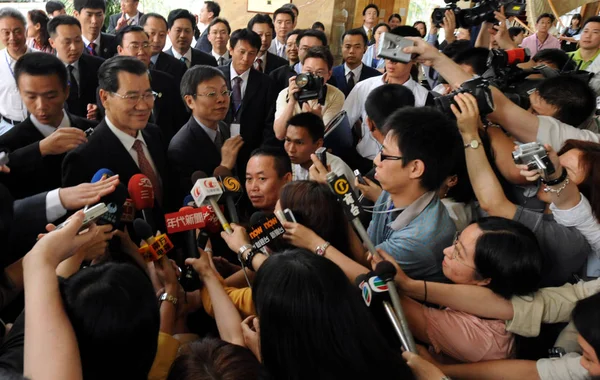 Vincent Siew Hsiao Wan Chang Segunda Esquerda Presidente Fundação Mercado — Fotografia de Stock