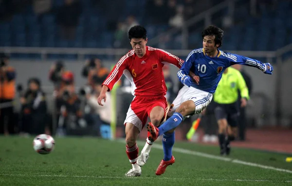 中国の趙 Junzhe 2008 東アジア サッカー選手権 2008 決勝大会 重慶は 重慶オリンピック スポーツ — ストック写真