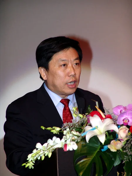 Gao Hongfeng Directeur Adjoint Administration Aviation Civile Chine Caac Intervient — Photo