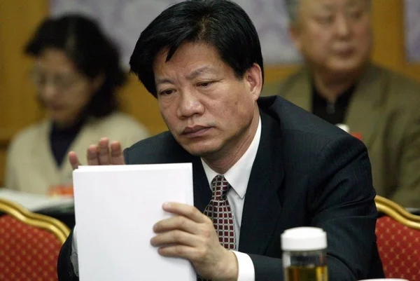 Former Head Chinas Drug Watchdog Zheng Xiaoyu Sentenced Deat — Stock Photo, Image