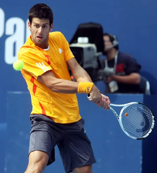 Novak Djokovic Sırbistan Robin Soderling Karşı Sveç Pekin Çin Çin — Stok fotoğraf
