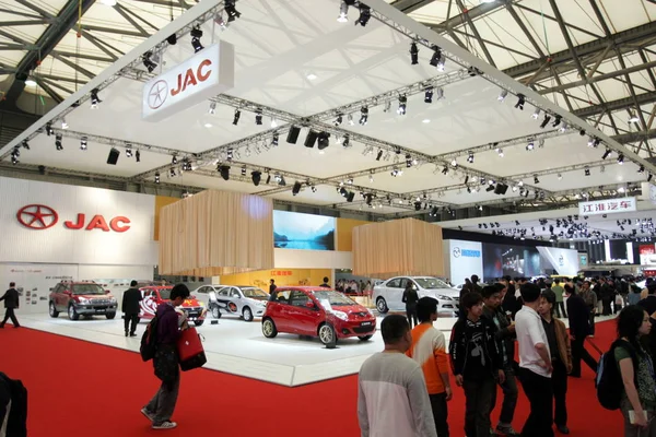 Jac Anhui Jianghuai Automobile Ltd Sergisinde Shanghai Uluslararası Otomobil Sanayi — Stok fotoğraf