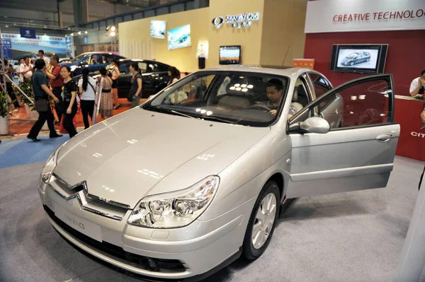 Citroen Visto Exibição Durante Show Automóveis Chongqing China Junho 2009 — Fotografia de Stock