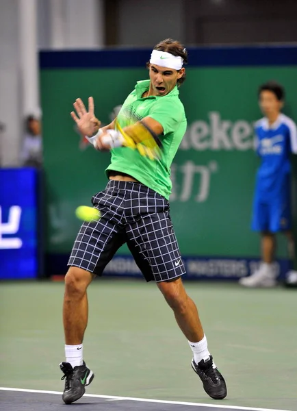 Rafael Nadal Espagne Concourt Contre James Blake Des États Unis — Photo