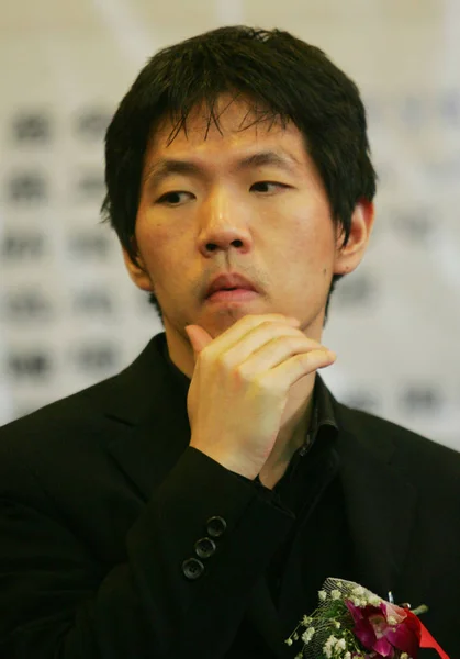 Jugador Surcoreano Lee Chang Asiste Ceremonia Apertura Del Instituto Wuhan —  Fotos de Stock