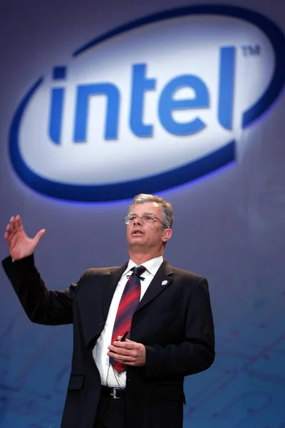 David Perlmutter Executive Vice President Intel Corporation General Manager Mobility — Stock Photo, Image