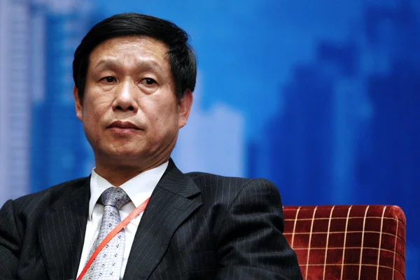 Shen Xiangrong Ordförande Shanghai Guld Utbyte Lujiazui Forum 2008 Shanghai — Stockfoto