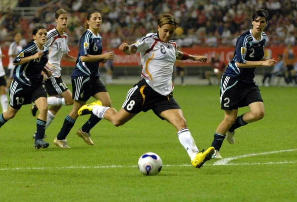 Almanya Ikinci Sağ Arjantinli Oyuncular Tarafından Eylül 2007 2007 Fifa — Stok fotoğraf