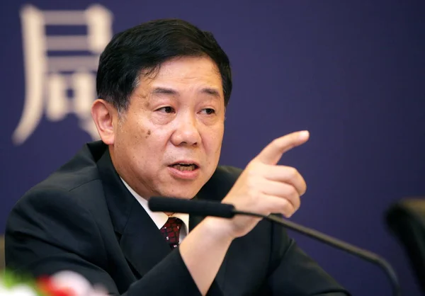 Sun Qin Director Adjunto Administración Nacional Energía Responde Una Pregunta —  Fotos de Stock