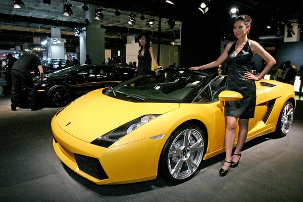 Lamborghini Gallardo Выставке Auto China 2008 Пекине Ноября 200 Года — стоковое фото