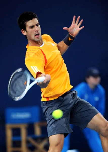 Novak Djokovic Aus Serbien Revanchiert Sich Finale Der China Open — Stockfoto
