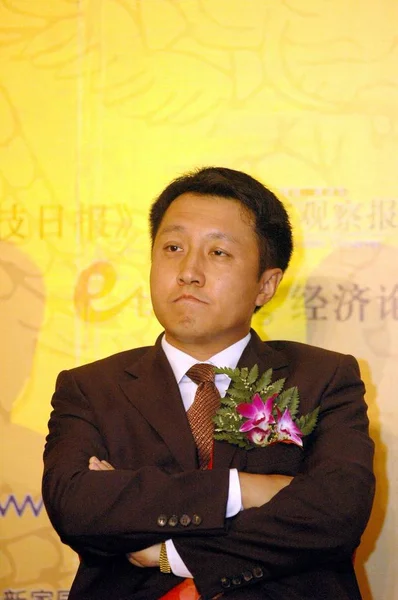Фото Вэйцян Yang Weiqiang Вице Президент Tcl Corporation Генеральный Директор — стоковое фото