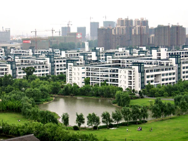 Vista Del Campus Zijingang Universidad Zhejiang Ciudad Hangzhou Provincia Chinas — Foto de Stock