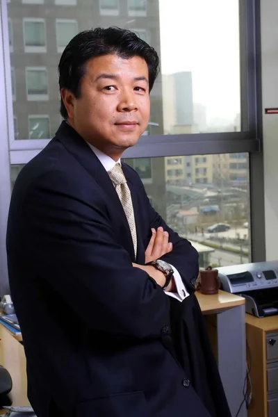 John Liu Vicepresidente Google Posa Para Las Fotos Durante Una —  Fotos de Stock