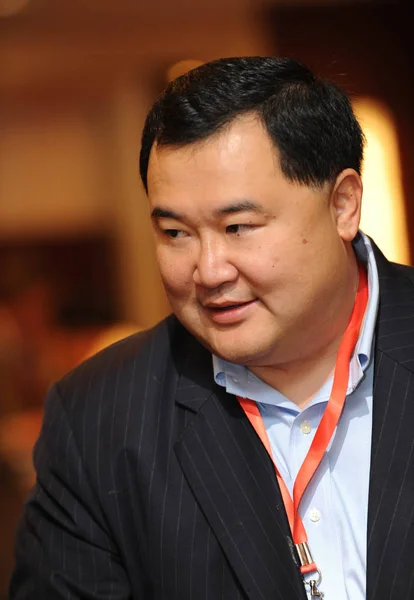 Bruno Sun Media Investment Holding Group Başkanı Pekin Bir Forum — Stok fotoğraf