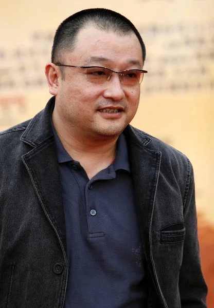 Director Chino Wang Xiaoshuai Durante Estreno Película Forbidden Kingdom Beijing — Foto de Stock