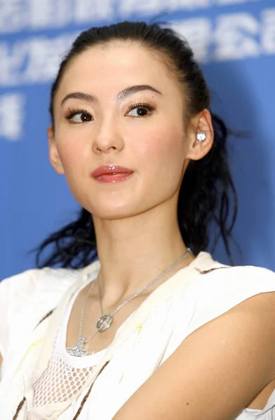 File Hong Kong Actress Cecilia Cheung Poses Promotional Event Her — Stock Photo, Image