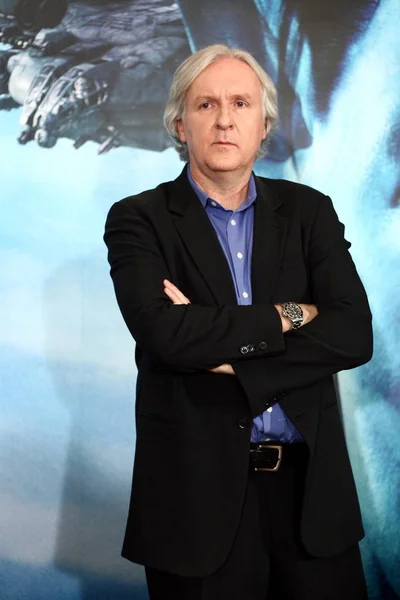 Hollywood Yönetmeni James Cameron Film Avatar Pekin Çin Basın Toplantısı — Stok fotoğraf