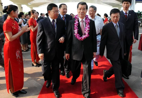 Винсент Сью Сяо Ван Чан Второй Справа Спереди Председатель Тайваньского — стоковое фото