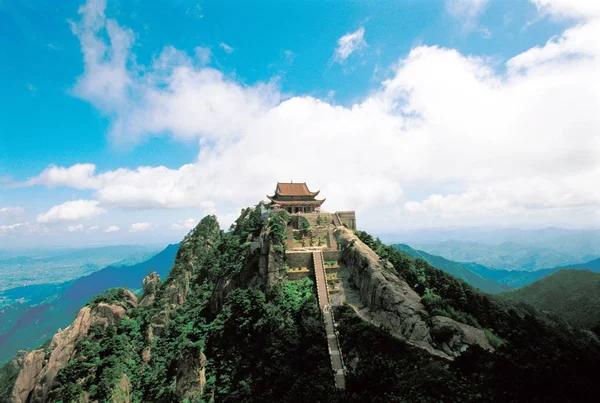 Templo Tiantai Montaña Jiuhua Ciudad Chizhou Este Provincia Chinas Anhui — Foto de Stock