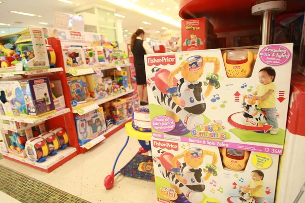 Фішер Ціна Іграшки Видно Продажу Торговому Центрі Шанхаї Серпня 2007 — стокове фото