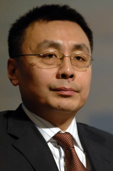 Jeff Huang Vice Prezident Chicagské Klimatické Burzy Asistent Předsedy Tianjin — Stock fotografie