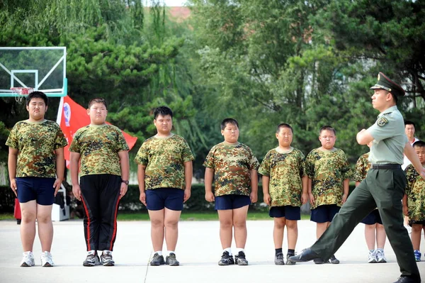 Çinli Bir Askeri Subay Shenyang Şehirde Shenyang Topçu Koleji Nde — Stok fotoğraf