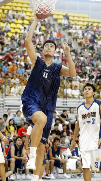 Estrella China Nba Yao Ming Del Taiwan Celebrity Team Partido —  Fotos de Stock