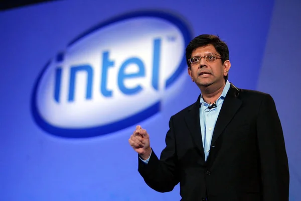 Anand Chandrasekher Kıdemli Başkan Yardımcısı Intel Corporation Intel Corporation Ultra — Stok fotoğraf
