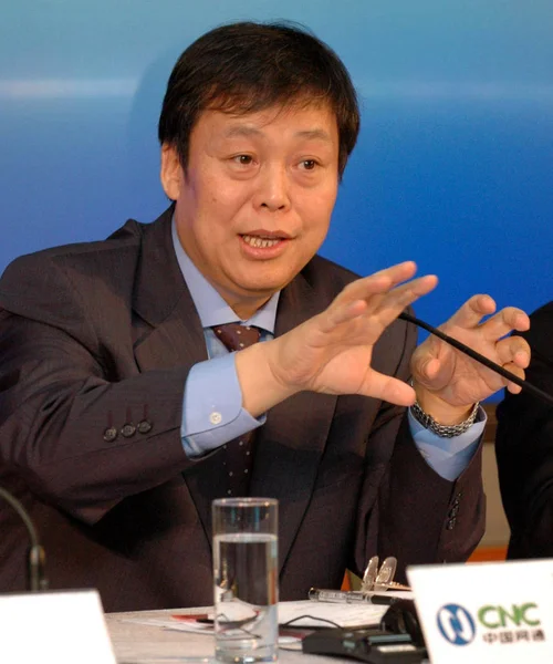 Arkiv Zhang Chunjiang Ordförande För China Network Communications Group Corporation — Stockfoto