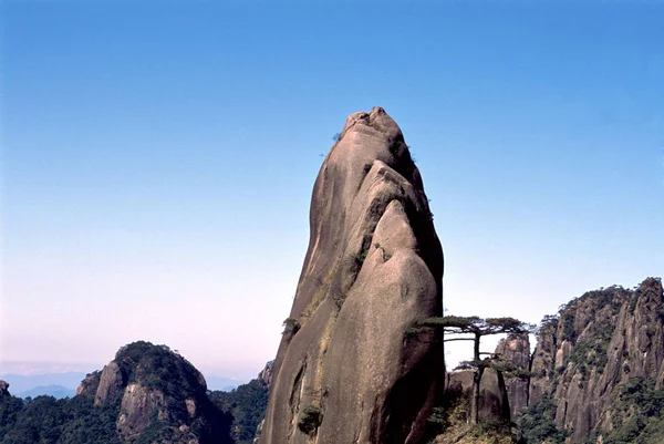 Pohled Sančingskou Horu Východním Chinas Jiangxi — Stock fotografie