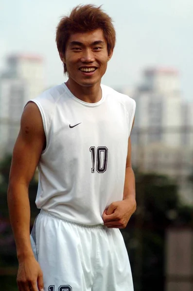 File Fútbol Chino Jugador Fútbol Zheng Zhi —  Fotos de Stock