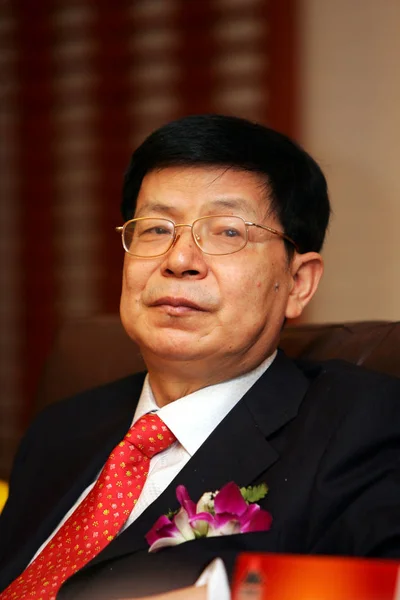Chen Bijten Voorzitter Van Shenhua Energy Corp Tijdens Een Ceremonie — Stockfoto