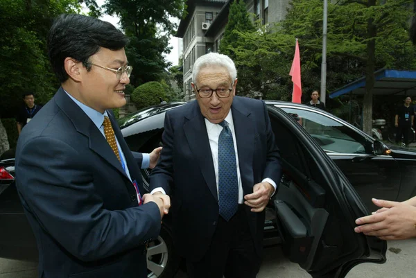 Voormalig Minister Van Buitenlandse Zaken Van Verenigde Staat Henry Kissinger — Stockfoto