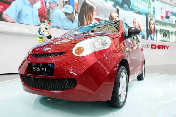 Chery Riich Exhibe 13ª Exposición Internacional Industria Automotriz Shanghai Conocida — Foto de Stock