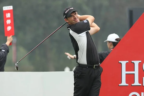 Padraig Harrington Irlande Prend Son Envol Lors Première Journée Tournoi — Photo