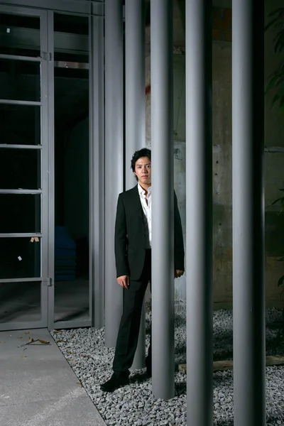 中国钢琴家李云迪在中国南方广东省深圳接受采访时 2006年8月12日 — 图库照片
