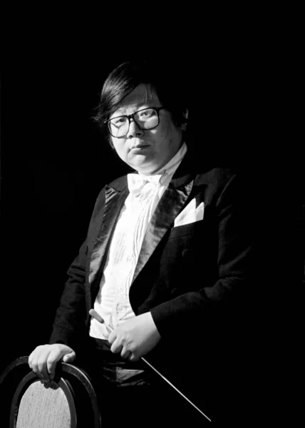 Китайський Диригент Цао Дін 1955 — стокове фото