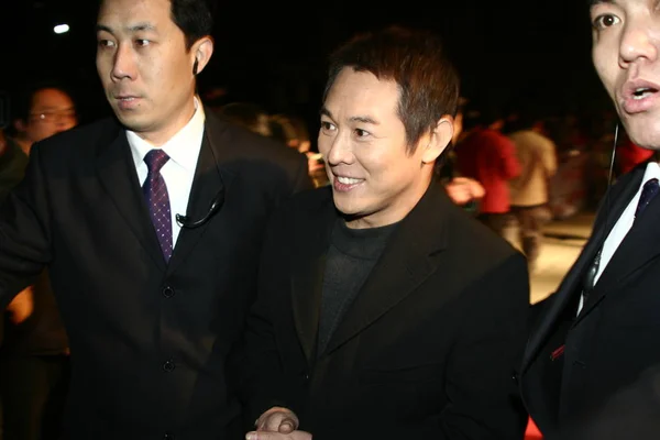 Aralık 2007 Filmlerini Pekin Warlords Galası Önceki Çin Kung Yıldız — Stok fotoğraf