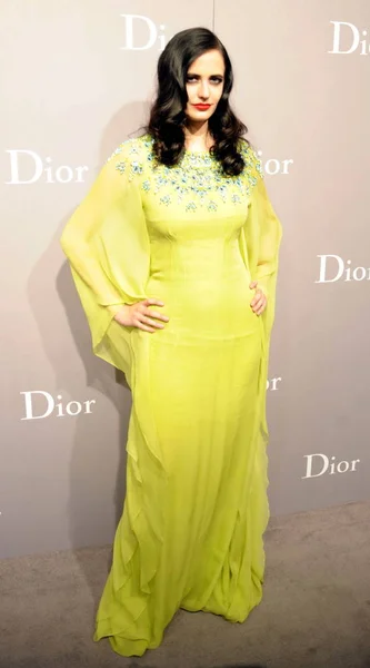 Французька Актриса Єва Ґрін Створює Під Час Dior Подія Пекіні — стокове фото