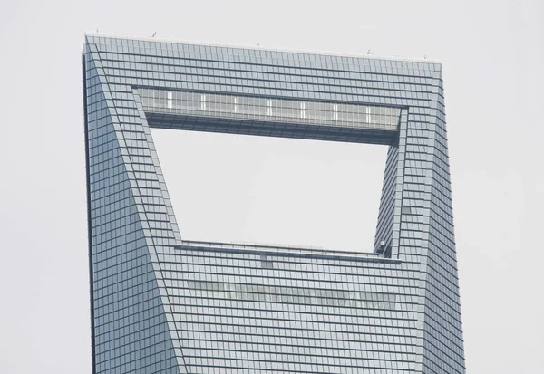 Pudong Lujiazui Finans Bölgesi Şangay Dünya Finans Merkezi Görünümü Şanghay — Stok fotoğraf