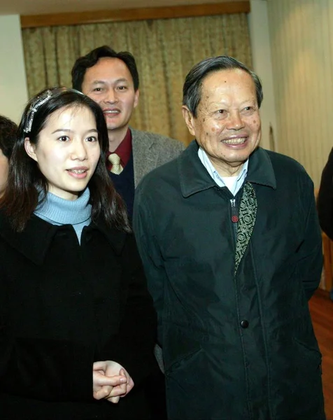 Известный Учёный Чжэньнин Yang Chen Ning Лауреат Нобелевской Премии Физике — стоковое фото