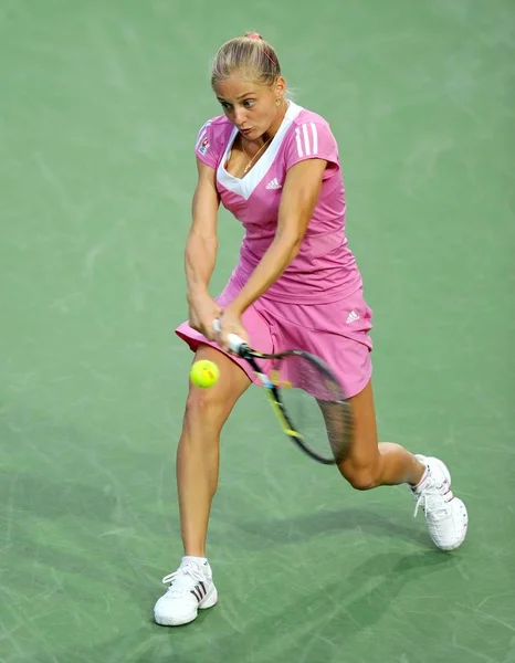 Anna Chakvetadze Russia Competes Iveta Benesova Czech Womens Singles Tennis — Stock Photo, Image