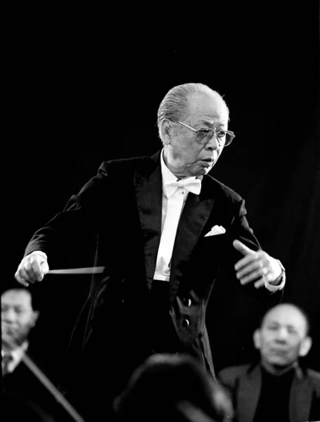 Chinese Conductor Huang Feili 1917 — ストック写真