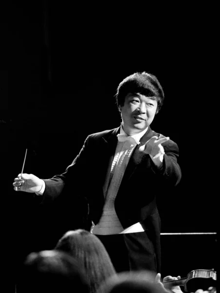 中国の指揮者少円 1954年 — ストック写真