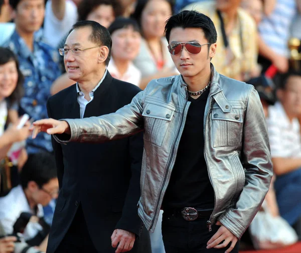 Hongkongský Herec Nicholas Tse Představuje Červeném Koberci Před Závěrečný Ceremoniál — Stock fotografie