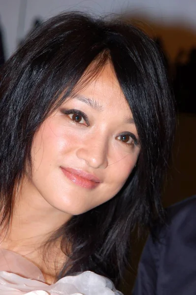 中国女演员周迅在电影 首映式期间 2008年9月21日 星期日 — 图库照片