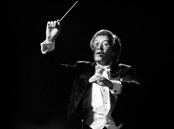 中国の指揮者 Gao Weichun — ストック写真