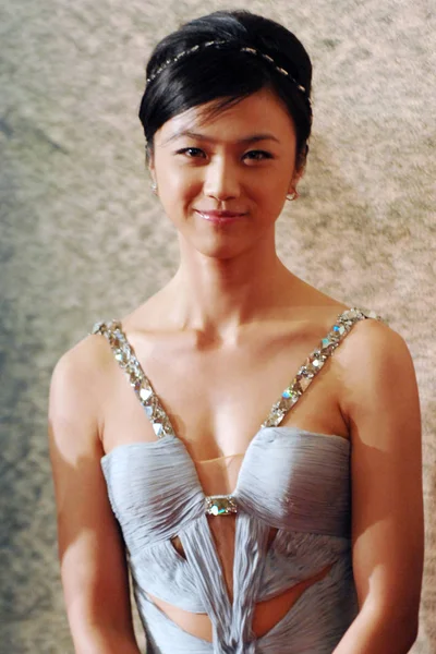 2007 日ラスト注意 上海フィルム センターで映画のプレミアでポージングを中国女優タン ウェイ — ストック写真
